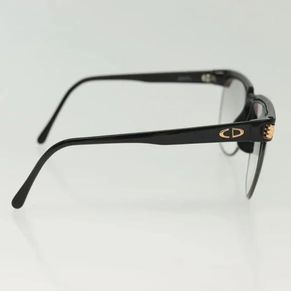 Christian Dior Sunglasses Plastic 2 Set Black Brown Auth BA5045